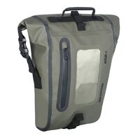 Oxford Motorbike Aqua Tank Pack Bag - Black/Khaki