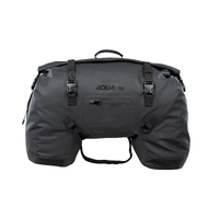 Oxford Aqua 50L Motorbike Roll Bag - Black