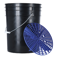 Oxford 20L Wash Bucket with Grit Guard