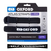 Oxford Atlas D-Ring 26mm x 1.2m Black (Pair)