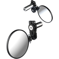 Oxford 76mm Fold Away Mirror - Black