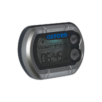 Oxford Micro DigiClock Motorbike Digital Clock with Ice Warning