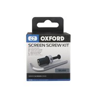 Oxford Silver Motorbike Windscreen Screws - Set of 8