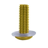 Oxford Gold Motorbike Windscreen Screws - Set of 8