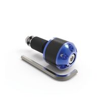 Oxford Carbon / Blue Bar End Weights (pair)