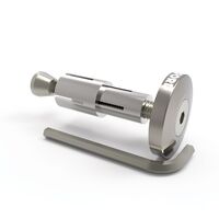 Oxford Motorbike Bar End Weights Handlebars - Silver Anodised