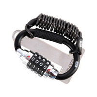 Oxford LidLock Motorbike Helmet Carabiner Lock - Black
