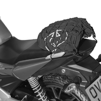 Oxford Bright Motorbike Cargo Net - Black/Reflective
