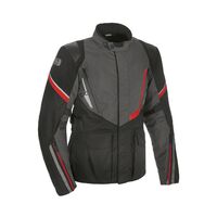 Oxford Mens Montreal 4.0 Dry2Dry Waterproof Motorbike Jacket - Black/Grey/Red