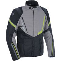 Oxford Mens Montreal 4.0 Dry2Dry Waterproof Motorbike Jacket - Black/Grey/Fluro