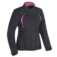 Oxford Dakota Ladies Waterproof Motorbike Jacket - Black / Pink