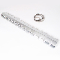 Head Pipe Guard with Clamp - Silver