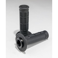 ProTaper Pro Series Clamp On Grips Half Waffle - Black