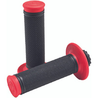 ProTaper Pro Series Clamp On Grips Full Diamond - Red/Black