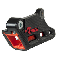 Rtech Black/Orange Monoblock Worx Chain Guide for 2013-2024 KTM 450 XCF 