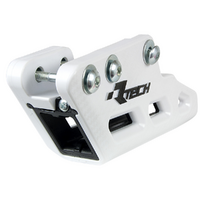 Rtech White/Black Monoblock Worx Chain Guide for 2015-2024 Yamaha YZ250FX 