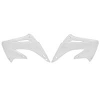 Rtech White Radiator Shrouds for 2002-2007 Honda CR250R 
