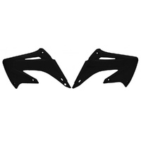 Rtech Black Radiator Shrouds for 2002-2007 Honda CR250R 