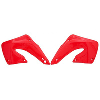 Rtech Red Radiator Shrouds for 2000-2001 Honda CR250R 