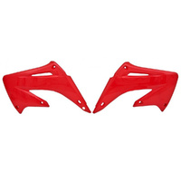 Rtech Red Radiator Shrouds for 2002-2007 Honda CR125R 