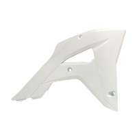 Rtech White Radiator Shrouds for 2017-2020 Honda CRF450RX 