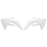 Rtech White Radiator Shrouds for 2007-2023 Honda CRF150R 