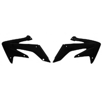 Rtech Black Radiator Shrouds for 2004-2017 Honda CRF250X 