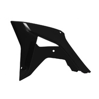 Rtech Black Radiator Shrouds for 2017-2020 Honda CRF450R 