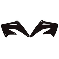 Rtech Black Radiator Shrouds for 2002-2004 Honda CRF450R 