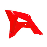 Rtech Neon Red Radiator Shrouds for 2019-2020 Honda CRF450RWE 