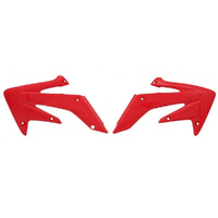 Rtech Red Radiator Shrouds for 2004-2009 Honda CRF250R 