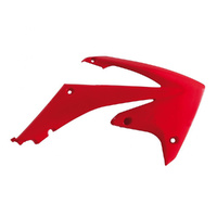 Rtech Red Radiator Shrouds for 2009-2012 Honda CRF450R 