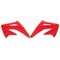Rtech Red Radiator Shrouds for 2002-2004 Honda CRF450R 