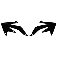 Rtech Black Radiator Shrouds for 2005-2007 Honda CRF450X 