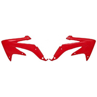 Rtech Red Radiator Shrouds for 2008-2017 Honda CRF450X 