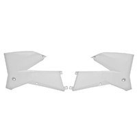 Rtech White Radiator Shrouds for 2005-2006 KTM 125 SX 