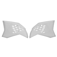Rtech KTM 450EXCF 2008-2011 White Radiator Shrouds