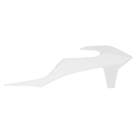 Rtech White Radiator Shrouds for 2019-2022 KTM 250 XCF 