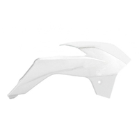 Rtech White Radiator Shrouds for 2013-2017 KTM 85 SX 