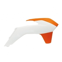 Rtech KTM 150SX 2013-2015 OEM Orange / White 2015 Radiator Shrouds