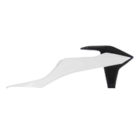 Rtech KTM 300XC 2019 White / Black Radiator Shrouds