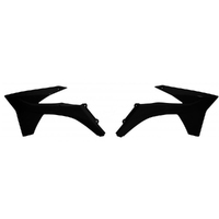 Rtech Black Radiator Shrouds for 2011-2012 KTM 250 SX 