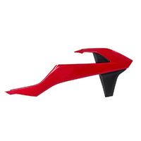 Rtech KTM 350XCF 2017-2018 Vintage Red / Black Radiator Shrouds