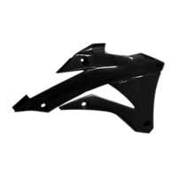 Rtech Black Radiator Shrouds for 2014-2018 Kawasaki KX85L 
