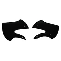 Rtech Black Radiator Shrouds for 2001-2024 Kawasaki KX65 