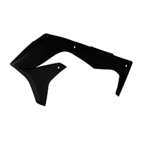 Rtech Kawasaki KXF450 2016-2018 Black Radiator Shrouds