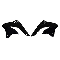 Rtech Black Radiator Shrouds for 2006-2008 Kawasaki KX450F 