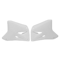 Rtech White Radiator Shrouds for 2001-2002 Suzuki RM125 