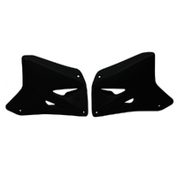 Rtech Black Radiator Shrouds for 2001-2002 Suzuki RM125 