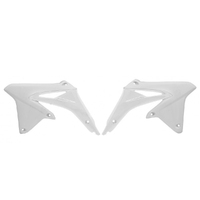Rtech White Radiator Shrouds for 2009-2021 Suzuki RMZ450 
